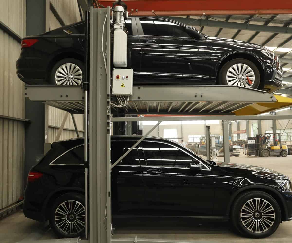 二層升降式停車位